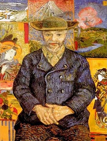 Retrato de Père tanguy - Van Gogh