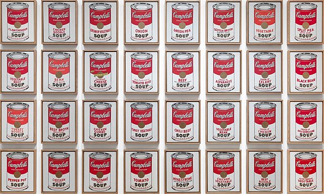 Campbell's soup cans - Andy Warhol