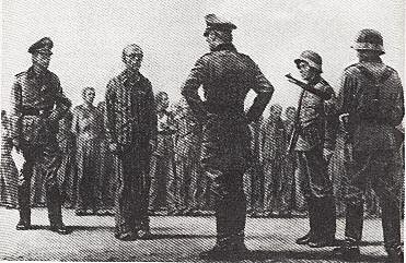 St. Maximilian Kolbe is killed by the Nazis at Auschwitz.
