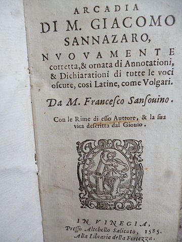Jacopo Sannazaro- Arcadia