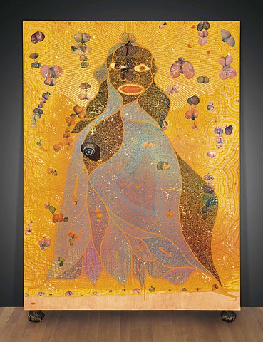 "The Holy Virgin Mary" 1996. Chris Ofili