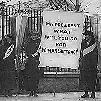 Picketing the white house