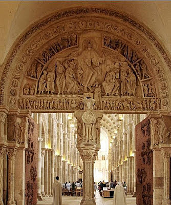 ESCULTURA: Portada de Magdalena de Vézelay