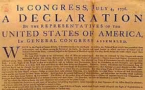 DECLARACIÓN DE INDEPENDENCIA EEUU