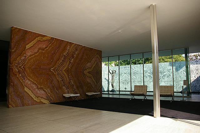 Nº 38 Mies Van der Rohe, Pabellón alemán de la exposición de Barcelona 1929