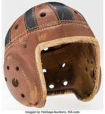 in 1891 he designed the first football helmet