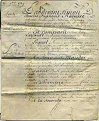 Le français dans les actes