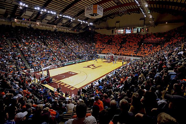 First Virginia Tech Men's Basketball Game