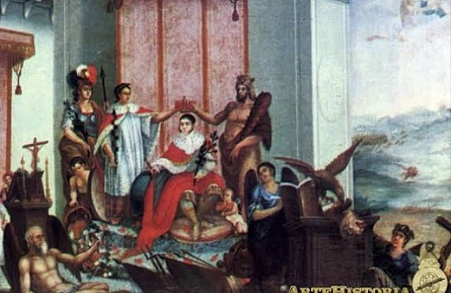 Coronacion de Agustín de Iturbide