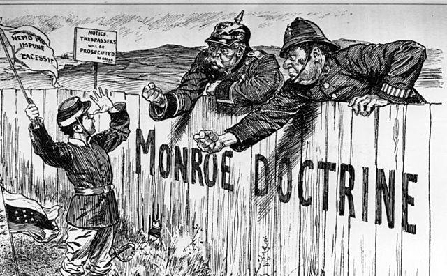 Roosevelt updates the Monroe doctrine