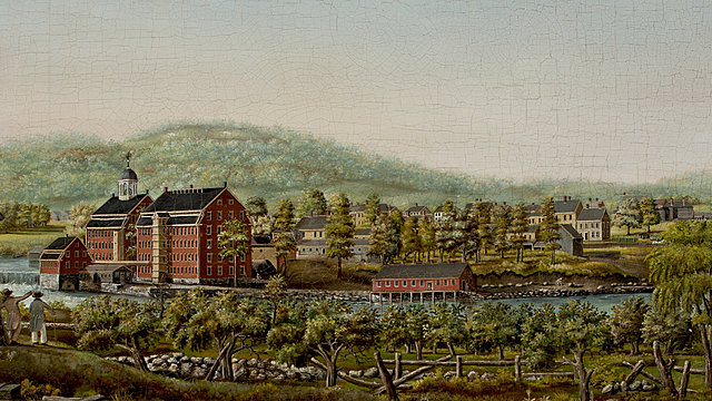 Francis Cabot Lowell brings textile mills to America