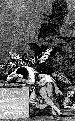 Capricho 43. El sueño de la razón produce monstruos - Goya