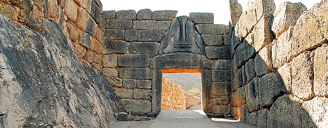 het paleis te Mycene