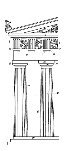 doriche tempel (bouwkunst)