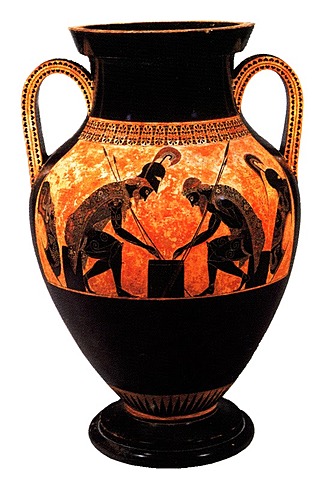 zwartfigurige pot (schilderkunst)