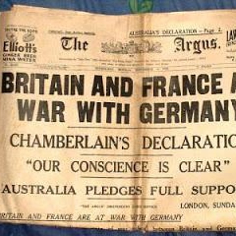 Britain and France Declare War on Germany
