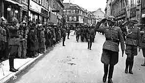 the invasions of Normandy and Denmark