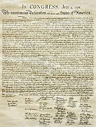 Declaration of indepence