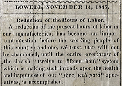 The Ten-Hour Movement