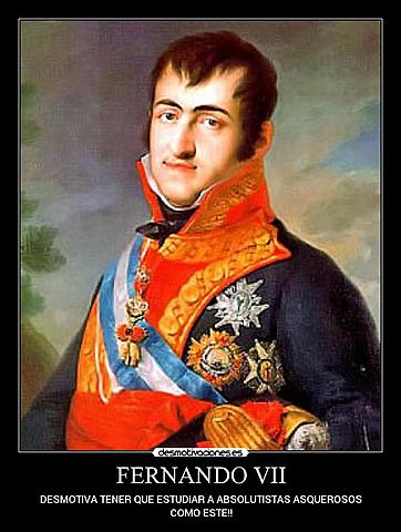 Fernando VII sale de España