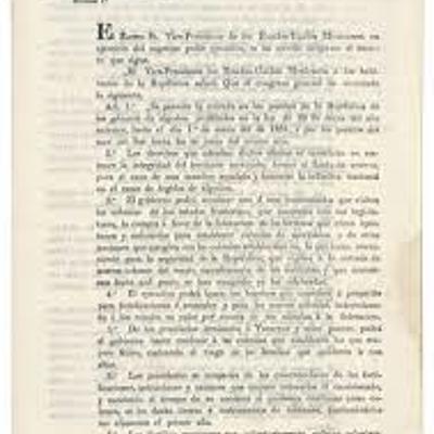 Timeline: Law of April 6, 1830