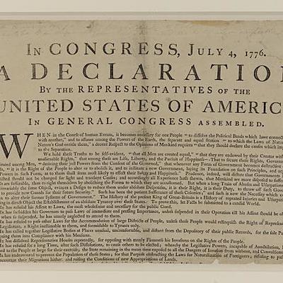Timeline: Declaration of Independence