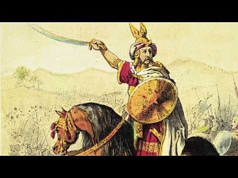 Invasión de la península por los musulmanes .