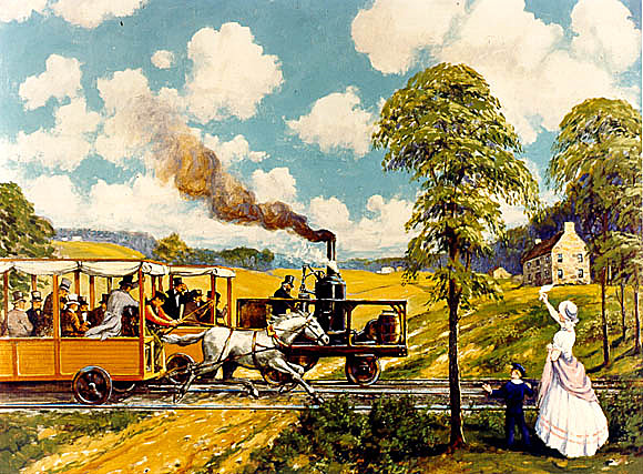 The iron horse race of 1830