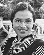 Rosa Parks is arrested for refusing to move to the back of a bus and give her seat to a white passenger in Montgomery, Alabama