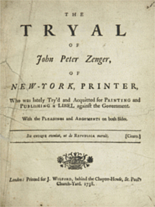 Zenger Trial