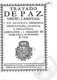 Tratado de Alianza entre España e Inglaterra.