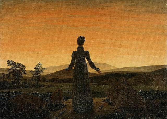 Woman before the Rising Sun (Woman before the Setting Sun)