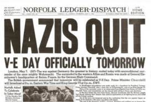 Germany Surrenders (VE Day)