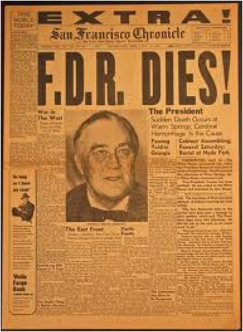 FDR Dies