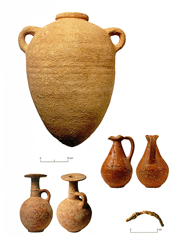 Ajuar de enterramiento fenicio