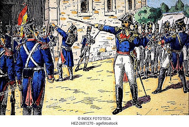 PRONUNCIAMIENTO DE RAFAEL DE RIEGO. FIN DEL SEXENIO ABSOLUTISTA