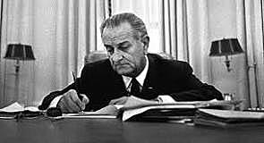 LBJ signs Freedom of Information Act