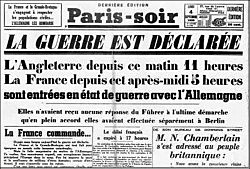 L’Allemagne déclare la guerre à la France