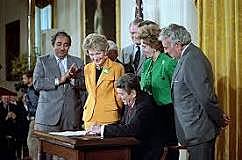 US President Reagan proclaims a war on drugs Anti-Drug Abuse Act
