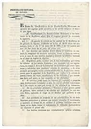 The Law of April 16th 1830