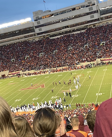 I had my first homecoming week at VT