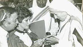 VISITA DE LA MADRE TERESA DE CALCUTA A COLOMBIA