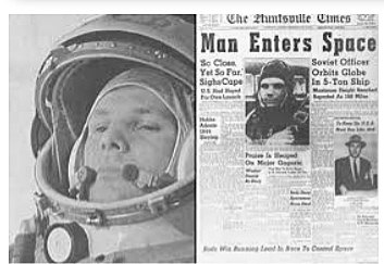 Man first flew in space