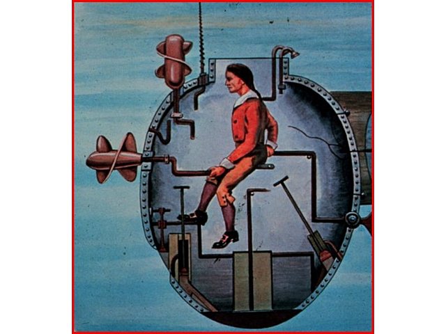 Invention of Submarine.