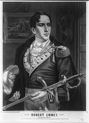 Rober Emmet formats rebellion.
