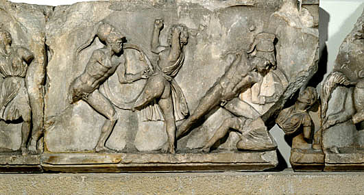 Relieves del Mausoleo de Halicarnaso, de Escopas