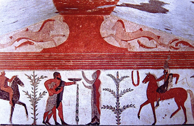 Arte Etrusco. Periodo Primitivo.Tumba del Barón.