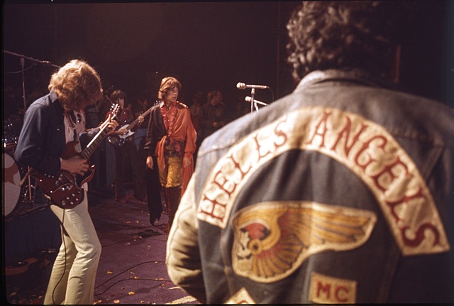 The Rolling Stones host the Altamont music festival