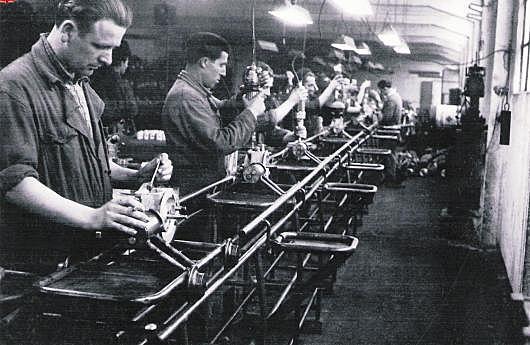 Linea de produccion en cadena