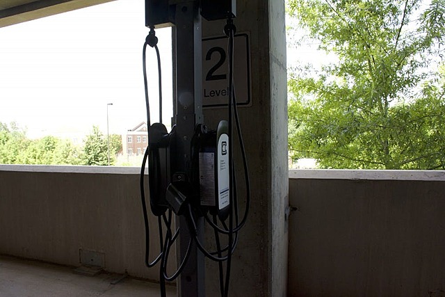 Parking Services Adds Electric Car Charging Stations